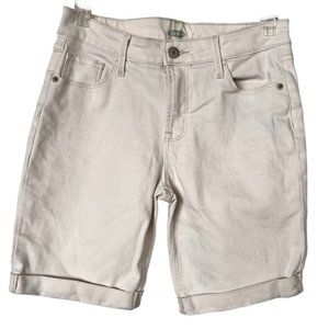 🔵 3/ $15 - Old Navy Off White Jean Shorts Size 2